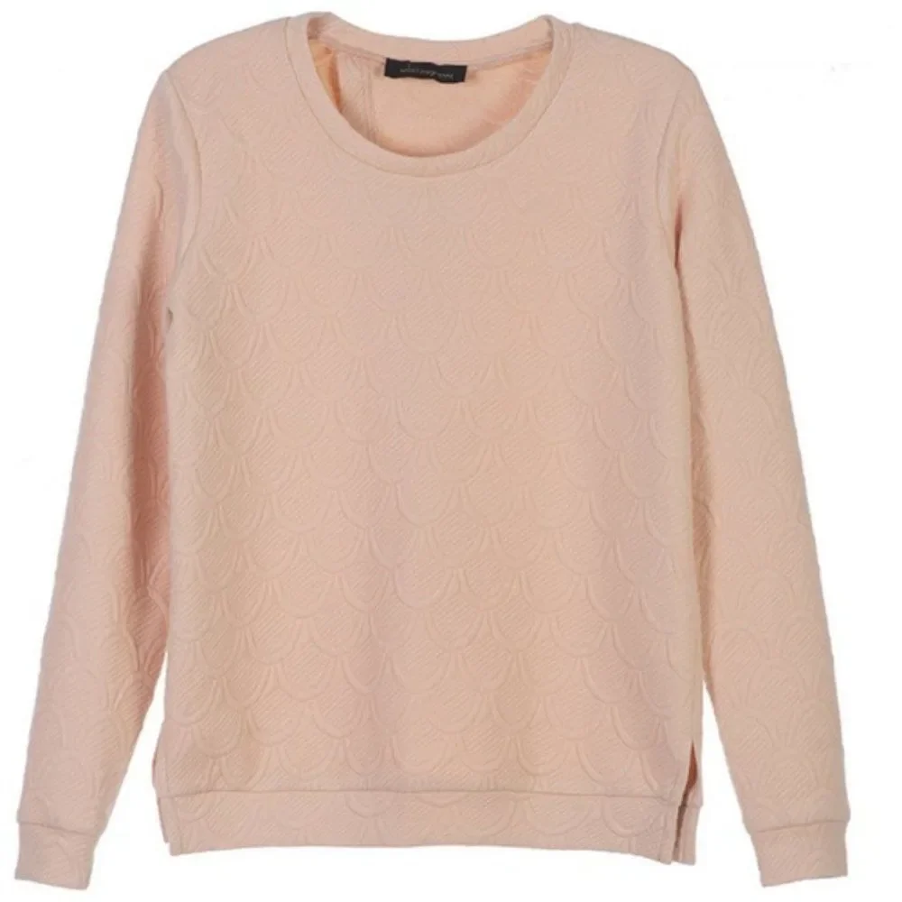 Whitney Eve Baby Pink Split Back Sweater Top - S